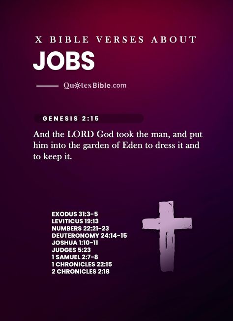 Discover the top bible verses about Jobs and receive encouragement to face the challenges of work with faith and confidence. Whether you're looking for wisdom, comfort, or inspiration, these scripture quotes will help you get through any job or career-related situation. #Jobs #verses Bible Verse For Job Search, Job Verses, Job Bible Verse, Scriptures Quotes, Verses From The Bible, Job Bible, Powerful Verses, Top Bible Verses, Biblical Quotes Inspirational