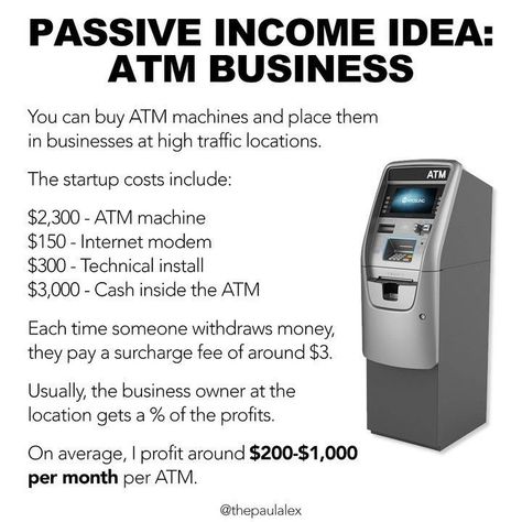 Atm Business, Business Strategy Management, Money Saving Methods, Financial Motivation, Going Back To College, Startup Business Plan, Passive Income Business, Money Saving Techniques, Six Figures