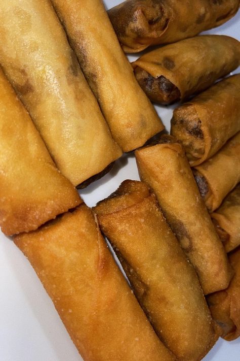 #homemade #Filipino #Filipinofood #homecook #springrolls #asianfood Homemade Filipino Food, Filipino Spring Rolls, Lumpia Filipino, Filipino Food, Filipino Recipes, Spring Rolls, Home Cooking, Asian Recipes, Food Lover