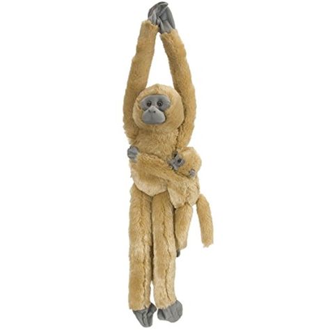 Wild Republic Hanging 20" Com Langur with Baby Plush * You can find out more details at the link of the image. (This is an affiliate link) #Puppets Octopus Stuffed Animal, Animal Hugs, Hanging Monkey, Toy Monkey, Baby Stuffed Animals, Toy Design, Monkey Plush, Anime Toys, Indoor Toys