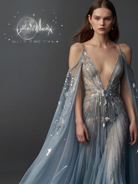 Feyre Meeting Dress, Feyre Starfall Gown, Starfall Ball Dress, Acotar Feyre Starfall Dress, North Star Costume, Acomaf Night Court Clothes, Summer Court Acotar Outfits, Feyre Dress Starfall, High Fae Dress