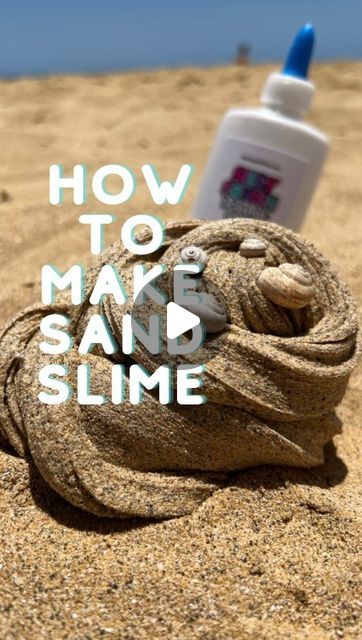 Beach Slime, How To Make Sand, No Bake Dog Treats, Borax Slime, Sand Slime, Steam Table, Magic Sand, Slime No Glue, Sand Crafts