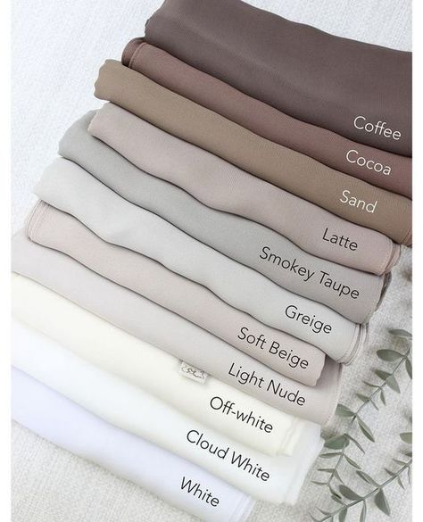 Colour Shade Card, Lukisan Fesyen, Hijab Colors, Color Knowledge, Stile Hijab, Colour Combinations Fashion, Color Combos Outfit, Shade Card, Classy Outfits Men