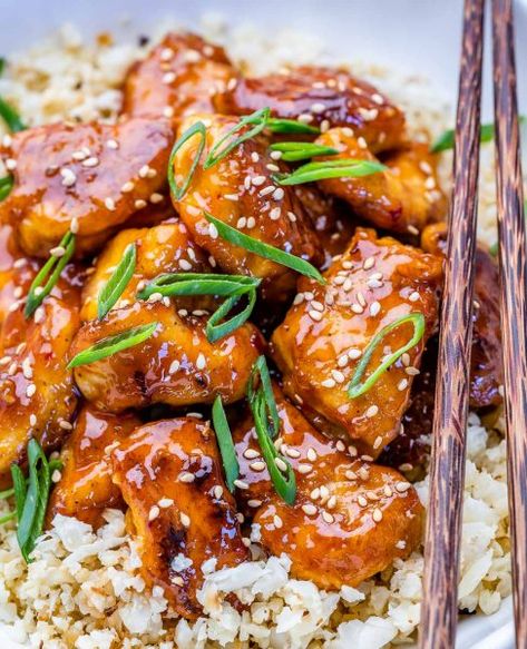 Firecracker Chicken | Clean Food Crush Firecracker Chicken Clean Food Crush, Healthy Firecracker Chicken, Clean Food Crush Chicken Recipes, Clean Crush Food Recipes, Clean Food Crush Recipes Dinners, Firecracker Turkey, Clean Food Crush Recipes, Clean Eating Dinner Ideas, Clean Dinner