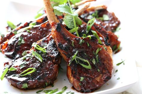 Asian Lamb Lollipops | Dash of Savory | Cook with Passion Rib Chops Recipe, Lollipop Lamb Chops, Lamb Lollipops, Harissa Recipes, Lollipop Recipe, Lamb Chop Recipes, Lamb Ribs, Grilled Lamb, Everyday Dishes