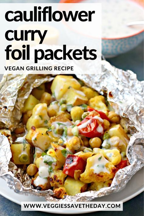 Grill Packets, Camper Meals, Fried Dandelions, Vegan Grilling Recipes, Vegetarian Grilling, Foil Packet, Camp Food, Summer Eats, Vegan Grilling