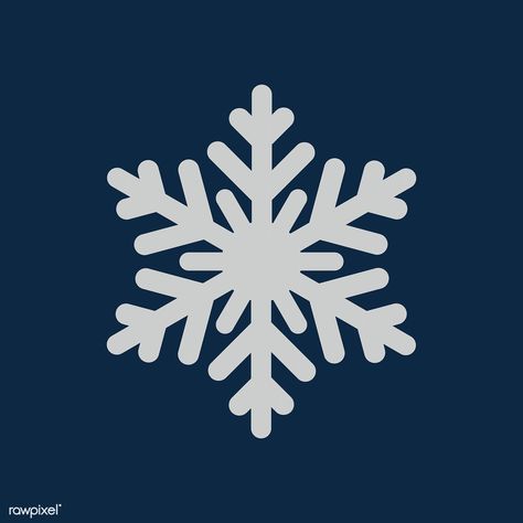 Gray snowflake Christmas holiday decoration icon vector | free image by rawpixel.com Snowflake Pattern Templates, Snowflake Silhouette, Snowflakes Drawing, Snowflake Images, Snow Illustration, Snowflake Template, Christmas Apps, Christmas Topper, Snowflake Print