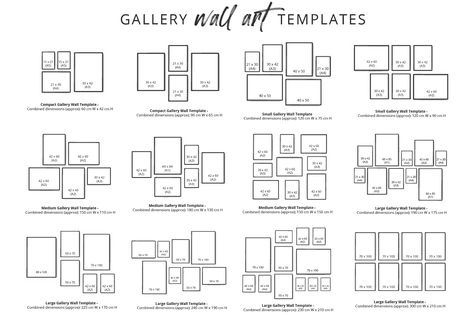 How to Create & Hang a Gallery Wall in 8 Easy Steps! – Print and Proper Photo Gallery Wall Layout, Gallery Wall Template, Small Gallery Wall, Gallery Wall Design, Picture Gallery Wall, Gallery Wall Layout, Photo Wall Gallery, Gallery Wall Living Room, Gallery Wall Art