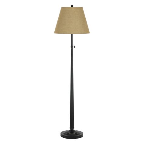 Cal Lighting Madison BO-2671 Floor Lamp Transitional Lamps, Tan Walls, Bronze Floor Lamp, Metal Floor Lamp, Black Lamp, Traditional Lamps, Adjustable Floor Lamp, Cool Floor Lamps, Metal Floor Lamps