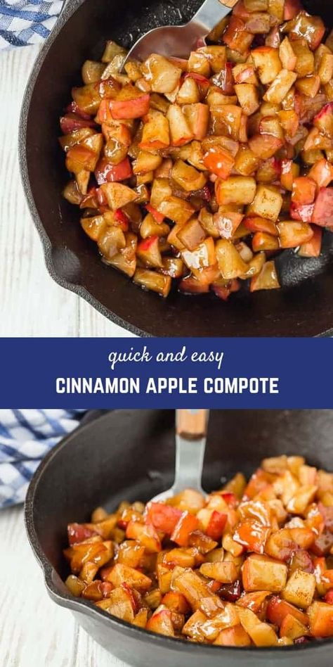 Apple Compote Recipe, Yogurt Breakfast Bowl, Autumn Scents, Apple Compote, Compote Recipe, Lemon Health Benefits, Apple Recipe, Recipe List, Lemon Water Benefits