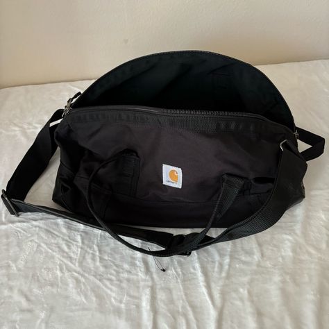 Carharrt Black 20” Duffle Bag In Excellent Nwot Condition Zippered Velcro Wrap To Hold Handles Together Adjustable Strap Inside Zippered Pocket E023 Questions? Leave A Comment Below! Carhartt Bag, Men Carhartt, Duffel Bags, Duffel Bag, Duffle Bag, Adjustable Straps, Cool Outfits, Handles, Man Shop