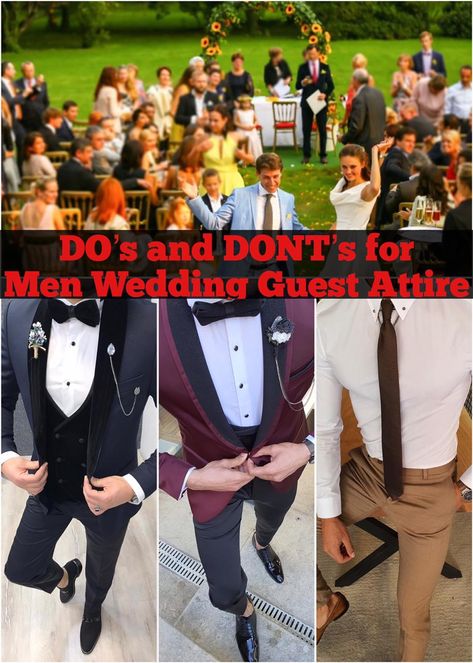 Whenever a couple tends to send the message of their wedding, it is always wrapped with sheer excitement. The other excitement of the coupled lies in deciding what to wear. Also, and how to look on their big day according to the festivities. Here in this post, we would talk about some tips about the guest attire on the wedding day. Although in other casual days, fashion works its way around. When it is about the big day of someone’s life. Men’s Semi Formal Wedding Attire Fall, Business Casual Wedding Guest Men, Plus Size Mens Wedding Attire Guest, Semi Formal Wedding Attire Couples, Mens Vegas Wedding Attire, Outdoor Wedding Outfit Guest Men, Husband And Wife Wedding Guest Outfits, Couples Matching Wedding Guest Outfits, Winery Wedding Outfit Guest Men