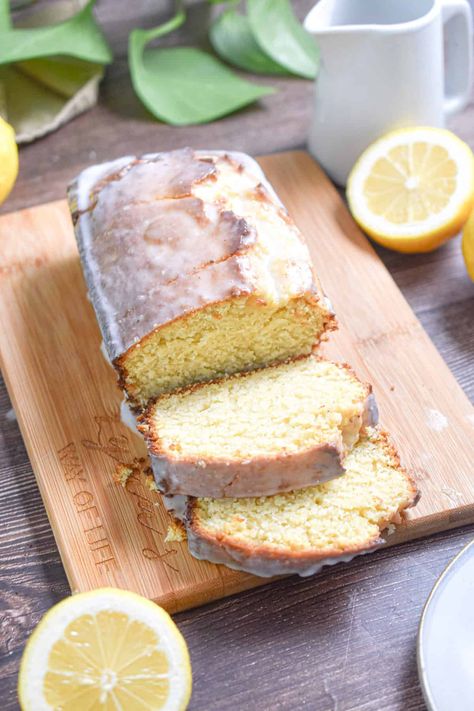 Ready in less than an hour, this moist Sourdough Discard Lemon Loaf is the perfect bake for the lemon lovers in your life! Sourdough Starter Discard Dessert Recipes, Sourdough Discard Lemon Cake, Sourdough Loaf Cake, Sourdough Lemon Recipes, Sourdough Discard Lemon Scones, Sourdough Lemon Rolls, Sourdough Discard Lemon Loaf, Sourdough Lemon Loaf, Sourdough Lemon Bars