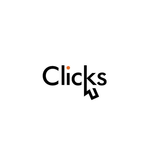 clicks by finalidea Logo Dental, Clever Logo Design, Typographie Inspiration, Planet Logo, Hand Lettering Logo, Logo Word, Typographic Logo Design, Logo Minimalista, Logo Design Set