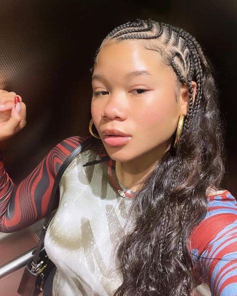 Storm Reid Braids, Stormi Reid, Storm Reid, Braided Cornrow Hairstyles, Cute Box Braids Hairstyles, Protective Hairstyles Braids, Culture Magazine, Pretty Braided Hairstyles, Cornrow Hairstyles