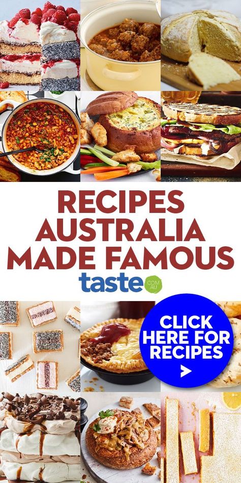 Aussie Food Recipes, Aussie Christmas Food, Australian Recipes Traditional, Aussie Snacks, Aussie Desserts, Aussie Breakfast, Nz Recipes, Aussie Pie, Puff Pastry Recipes Dinner