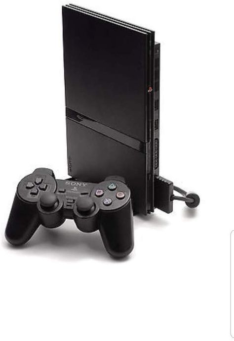 Playstation 2 Slim, Playstation Consoles, Mystery Games, Entertainment Design, Game System, Modern Tv, Wireless Controller, Playstation 2, Gaming Console