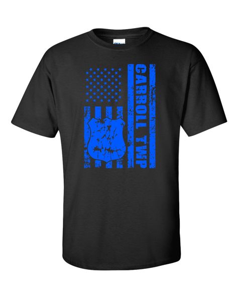 Police T Shirt, Police Shirts, Law Enforcement Officer, Police Department, Blue Line, Law Enforcement, Blue Print, Tshirt Colors, Black Tshirt