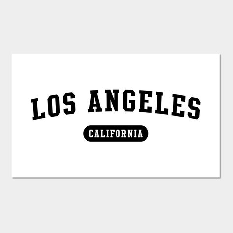 Los Angeles ca t-shirts, hoodies, sweatshirts, stickers, mugs, and more. Gift idea for a friend's birthday and other occasions. -- Choose from our vast selection of art prints and posters to match with your desired size to make the perfect print or poster. Pick your favorite: Movies, TV Shows, Art, and so much more! Available in mini, small, medium, large, and extra-large depending on the design. For men, women, and children. Perfect for decoration. Los Angeles Logo Design, Los Angeles Logo, Los Angeles Wallpaper, California Logo, Los Angeles Poster, Los Angeles Aesthetic, Lakers Logo, Los Angeles Shirt, Los Angeles Print