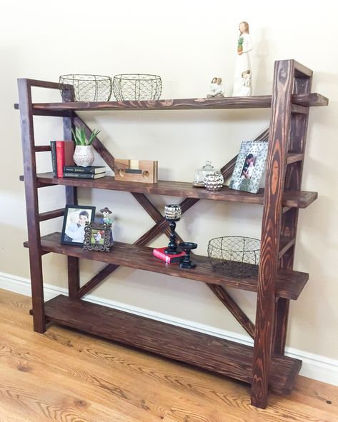 How to build a DIY toscana bookshelf - free building plans by Jen Woodhouse Jen Woodhouse, Diy Home Decor For Apartments, Diy Bookshelf, Free Building Plans, Bookshelf Plans, Building Furniture, Pallet Shelves, Bookshelves Diy, Wood Pallet Projects