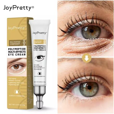 Dark Circle Eye Cream, Skin Care Eye Cream, Eye Bags Treatment, Maquillage Yeux Cut Crease, Remove Eye Bags, Eye Wrinkle Cream, Eye Skin Care, Eye Cream For Dark Circles, Anti Aging Eye Cream