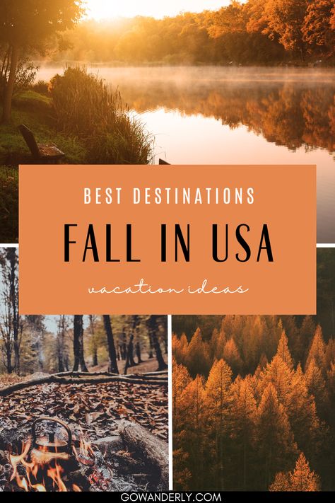 Find the best fall travel destinations in the USA. Explore top cities and small towns for a perfect fall road trip. Fall Travel Destinations Usa, Fall Vacation Ideas U.s. States, Best Us Cities To Visit, Us Cities To Visit, Fall Travel Destinations, Walkway Over The Hudson, Fall Destinations, Fall Road Trip, Fall Vacations