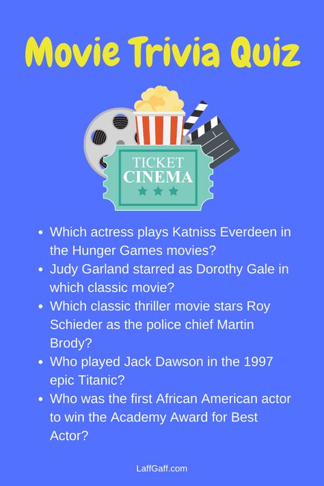 Test your Hollywood knowledge with these movie trivia questions and answers! Trivial Pursuit Questions And Answers, Movie Quiz Questions And Answers, Jeopardy Game Questions And Answers, Funny Trivia Questions And Answers, Fun Trivia Questions And Answers, Movie Trivia Questions And Answers, Summer Trivia, Movie Quiz Questions, Funny Trivia Questions