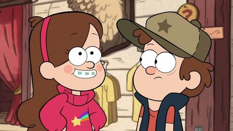 Iconic Duos, Monster Falls, Gravity Falls Dipper, Pencil Test, Dipper And Mabel, Gravity Fall, Desenhos Gravity Falls, Gravity Falls Fan Art, Reverse Falls