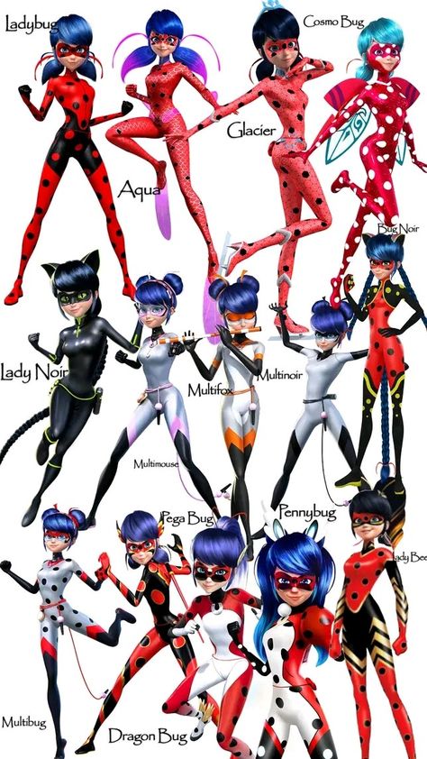 Miraculous Ladybug Shady Bug, Miraculous Ladybug Outfits Ideas, Miraculous Ladybug All Heroes, Miraculous Costume, Animated Tv Shows, Miraculous Ladybug Costume, Miraculous Ladybug Toys, Ladybug Outfits, Tikki Y Plagg