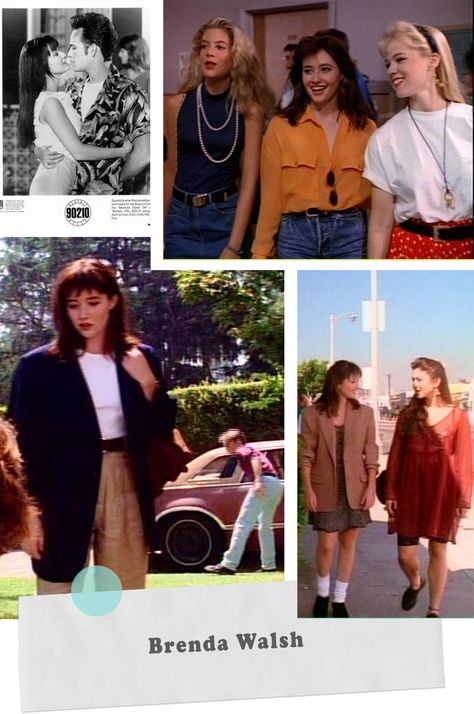 In an attempt to distract myself from the book prison, I started watching Beverly Hills 90210 all over again, from the very first episode of the very first season. It conjured up fond memories of being a teenager, coming home… French Girl Lifestyle, Shannon Dorothy, Cinema Outfit, Shannon Doherty, 90210 Fashion, Brenda Walsh, 90 Fashion, Fashion Decades, Moda Curvy