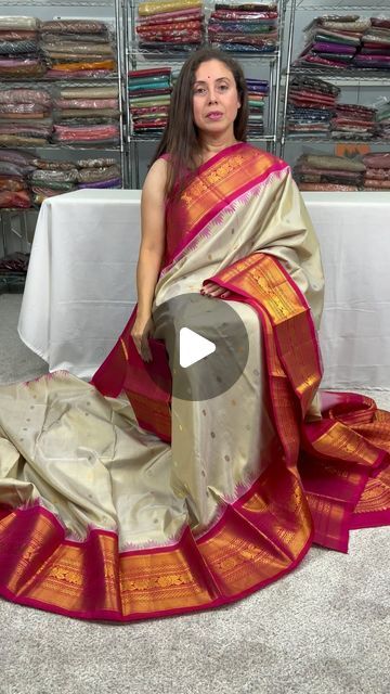 Bengal Looms on Instagram: "Gadwal Silk Saree with Kanchi Border in White Clay and Pink @bengallooms  Store location: Edison, NJ, WhatsApp:8487020727, Website: bengallooms.com #Gadwal #gadwalsarees #silksarees #gadwalpattusarees #gadwalpattu" Gadwal Silk Sarees, Trending Sarees, Instagram Reels, White Clay, Silk Saree, Silk Sarees, Saree, Silk, Pink