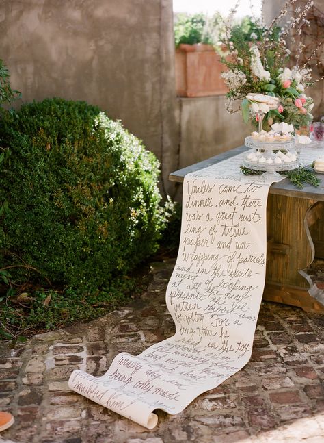 Storybook Wedding Decor, Fairytale Decorations, Faerie Magazine, Handwritten Vows, Sweethearts Table, Fairytale Wedding Decorations, Wedding Disney, Easy Table, Fairytale Decor