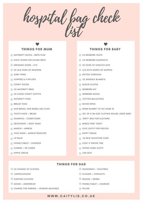 FREE Printable Hospital Bag Checklist! Click on to link for your FREE Printable Hospital Bag Checklist. What's in my hospital bag + Free Printable Checklist! #hospitalbag #babys #pregnancy #freeprintable #printable #hopsitalbagprintable www.caitylis.co.uk Baby Hospital Bag Checklist Uk, Mum Hospital Bag, Labour Hospital Bag Checklist, Labour Bag Checklist, Hospital Bag Checklist Uk, Hospital Bag List, Baby Hospital Bag Checklist, Hospital Bag For Mom To Be, Pregnancy Hospital Bag