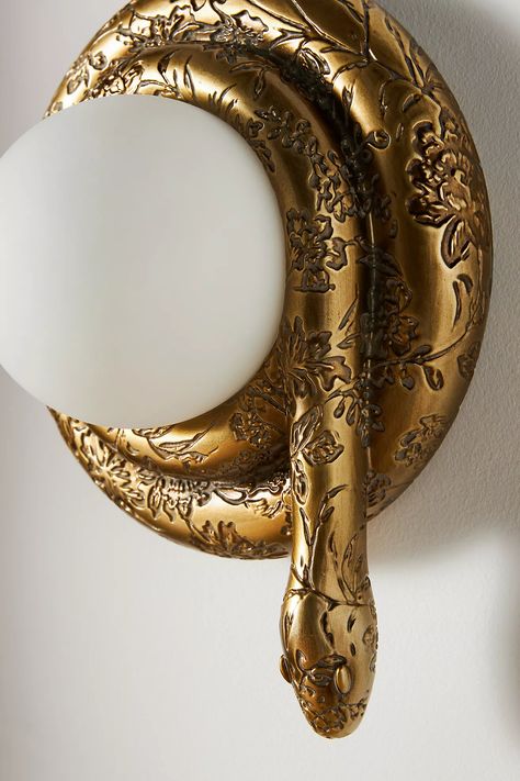 Serpent Sconce | Anthropologie Casa Loft, Dream House Decor, House Inspo, House Inspiration, My Dream Home, Wall Light, Apartment Decor, The Wall, Decor Inspiration