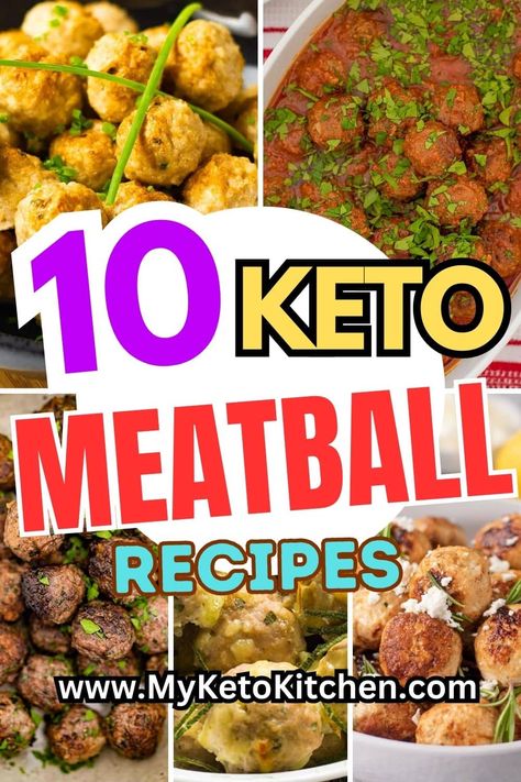 Looking for delicious, easy-to-make keto meatball recipes? Look no further. These tasty low-carb dishes use simple and affordable low-carb ingredients with great meats as the base. Ground meats are the perfect budget-friendly keto ingredient as they have no carbs and good amounts of fat. Every keto meatball recipe is low-carb, gluten-free, with no nasty fillers or flour. Keto Meatball Recipes, Ground Pork Meatballs, Frozen Meatball Recipes, Ground Chicken Meatballs, Cheddar Cheese Recipes, Keto Meatballs, Carb Dishes, No Carbs, Italian Meatballs Recipe