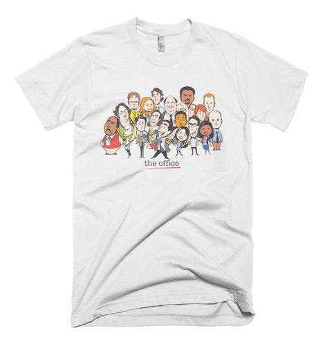 The Office Cast Cartoon T Shirt The Office Cast, Sublimation Station, Cool Tshirt Designs, Office Cast, The Office Tshirt, Volleyball Tryouts, Office Shirts, Modern Fashion Outfits, Doctor Outfit