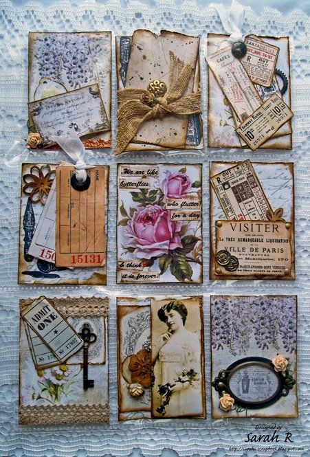 Vintage Paris Pocket Letter ~ For Meg's Garden DT Pocket Letter Pals, Papel Vintage, Art Trading Cards, Project Life Cards, Pocket Letter, Scrapbook Tag, Pocket Scrapbooking, Atc Cards, Candy Cards