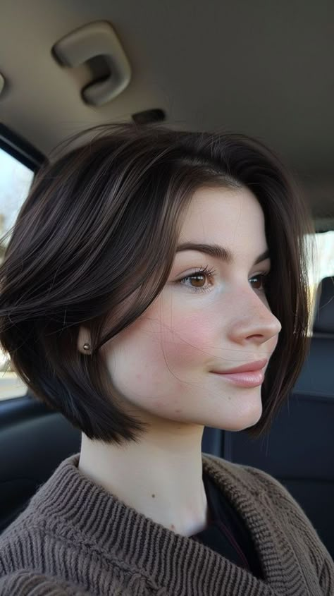 Long To Short Hair, Hair Inspiration Short, Blowout Hair, Greasy Hair Hairstyles, Shot Hair Styles, Short Hair Color, Short Hair Haircuts, Short Hair With Bangs, Beautiful Lady