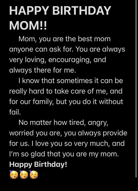 Happiest Birthday Mom Quotes, Mother Birthday Wishes From Son, Happy Birthday Mum Messages, Birthday For Mom Decorations, How To Wish Your Mom A Happy Birthday, Birthday Wish To Mom From Daughter, Happy Birthday To You Mom, What To Say To Your Mom On Her Birthday, Happy Birthday To My Mom From Daughter