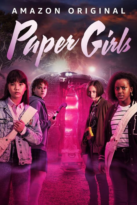 Paper Girls Serie, Top Horror Movies, Paper Girls, Teen Series, Movies To Watch Teenagers, Netflix Movies To Watch, Movie To Watch List, Series Poster, Girly Movies