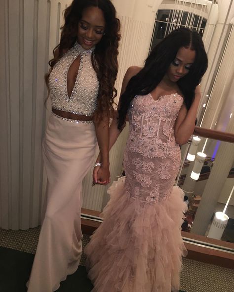 original ishania on Instagram: “#slaughtermountain ” Brides Mate Dress, Tia And Tamera, Prom Slay, Prom 2k17, Prom Goals, Prom 2016, Prom Dresses 2016, Dream Prom, Prom Style