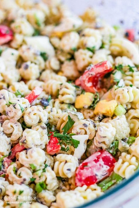 Radiatore Pasta, Easy Macaroni Salad, Best Macaroni Salad, Easy Macaroni, Macaroni Salad Recipe, Best Pasta Salad, Fresh Salad Recipes, Macaroni Pasta, Cold Pasta Salad