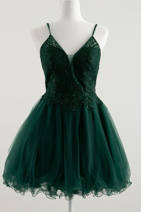 Forest Green Damas Dress or bridesmaids dress Damas Dresses For Quince, Quinceanera Dresses Damas, Damas Dresses, Verde Jade, Dama Dresses, Senior Prom Dresses, Emerald Green Dresses, Make An Appointment, Bridal Party Dresses