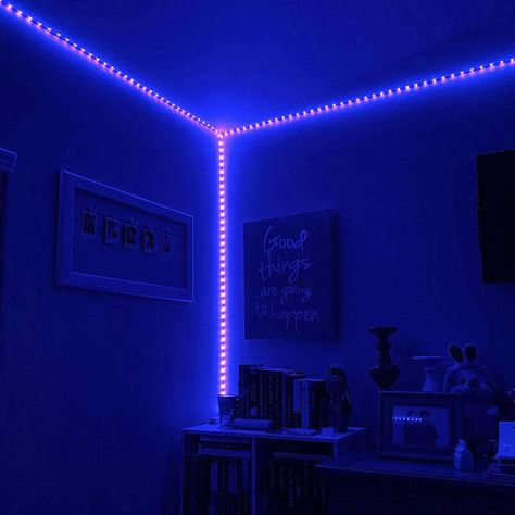 Nexlux LED Strip Lights Illuminates All The Dark Corners of Your Home Deco Led, Led Lighting Bedroom, Seni Dan Kraf, Rgb Led Strip Lights, Led Band, Hiasan Bilik, Led Stripes, Rgb Led Lights, Dark Corners