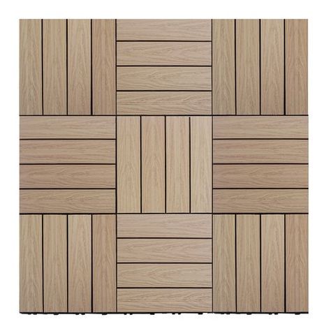 Naturale Composite 12" x 12" Interlocking Deck Tiles in Canadian Maple Wood Deck Texture, Composite Deck Tiles, Balcony Tiles, Wood Floor Texture, Outdoor Deck Tiles, Interlocking Deck Tiles, Exterior Tiles, Balcony Flooring, Composite Deck