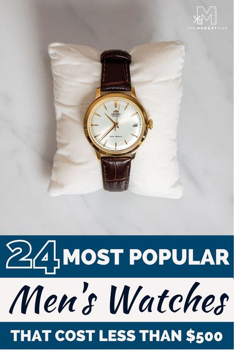 These watches look way more expensive than they are. A perfect gift for men, here are 24 of the best watches under $500. Nice Watches For Men, Nice Watches For Guys, Men’s Watches 2023, Men’s Dress Watches, Best Watches For Men Top 10, Best Watches For Men Classy, Luxury Watches For Men Most Expensive, Men’s Watch, Men Watches Style Fashion