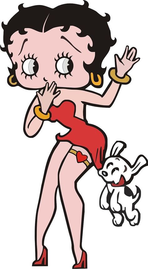 Betty Boop Pictures Archive: Betty Boop and Pudgy pictures Betty Boop Tattoos, Circus Characters, Betty Boop Classic, Betty Boop Quotes, Animated Cartoon Characters, Betty Boop Art, Betty Boop Cartoon, Betty Boop Pictures, Favorite Cartoon Character