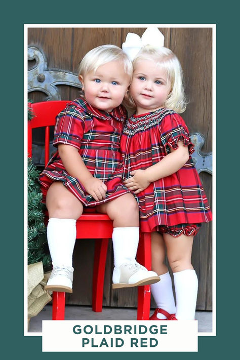 Celebrate christmas in july with classic whimsy! Siblings Christmas Outfits, Sibling Santa Photo Outfits, Sibling Christmas Outfits, Santa Sessions, Toddler Girl Christmas Outfits, Kids Christmas Pjs, Outfits For Christmas, Christmas Feels