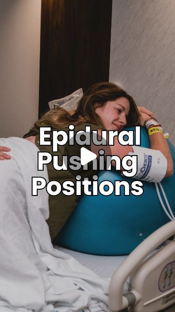 Gina, MS, & Roxanne, RN, BSN on Instagram: "Pushing Positions with an epidural! Follow @mamastefit for more tip on pregnancy, birth, and postpartum fitness and education Not all of us will have an Unmedicated birth or even wants an Unmedicated birth and THATS OKAY! For those that get an epidural, many worry they will have to push on their back now! NOT TRUE!! You can push in all sorts of positions, just like the people in this pictures! ⭐️Hands and Knees is a favorite, this can be done over a birth ball, or upright with the head of the bed elevated ⭐️Supported lunge to make more space for baby to rotate under the pubic bone ⭐️Support squat with the squat bar More options that are *not pictured* above 🔥Side-lying 🔥Supine with wedge under one hip 🔥Supine With head of bed elevated up Birthing Positions With Epidural, Birth Positions With Epidural, Pushing Positions Birth, Epidural Birth Positions, Birthing Positions, Epidural Birth, Labor Tips, Extended Breastfeeding, Gentle Discipline