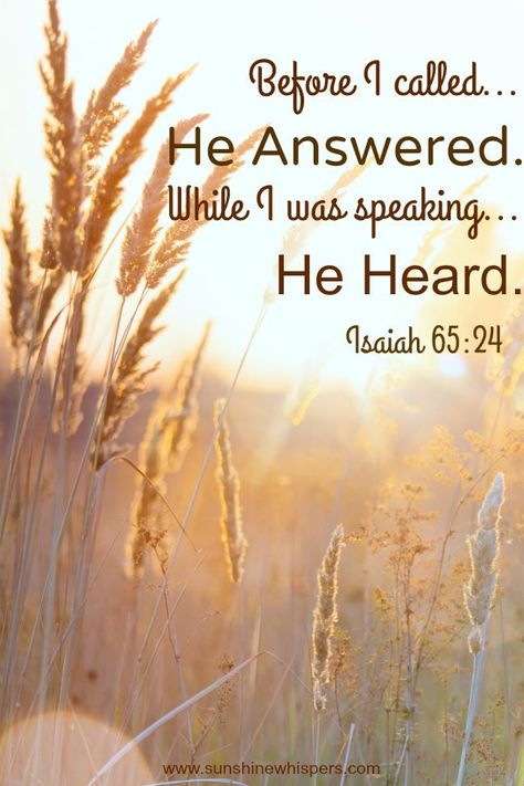 God Answered Prayers Quotes, Answered Prayer Quotes, God Hears Our Prayers, God Answers Prayers, God's Promise, Womens Bible Study, Bible Time, Answered Prayers, Inspirational Scripture